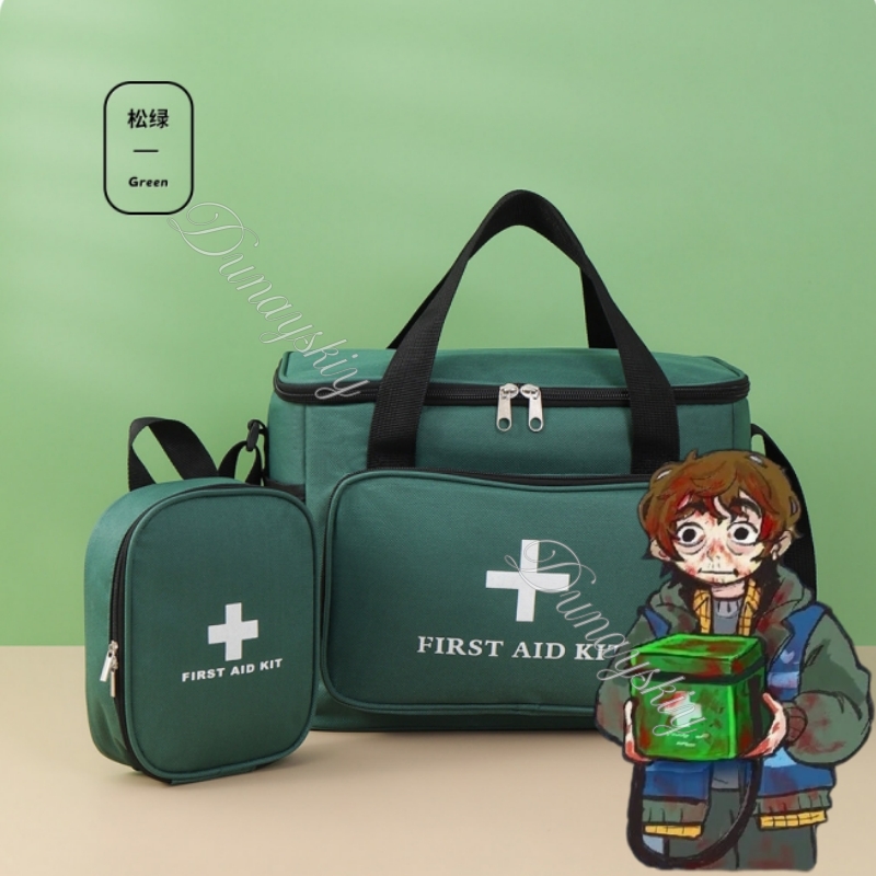 First Aid Kit - Sac de premiers secours vert, sac