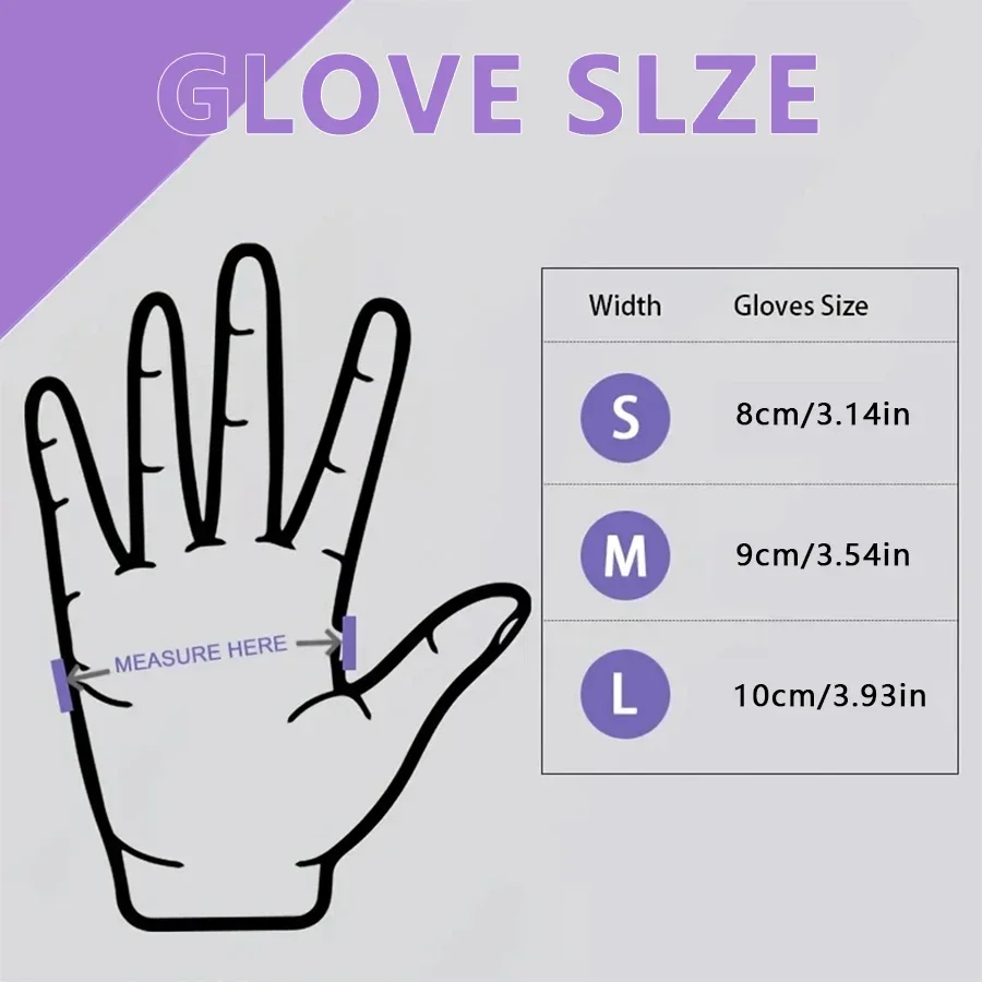 Gants jetables en Nitrile viol - Medical Gloves avis et prix