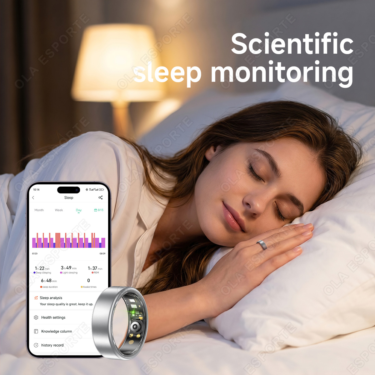 Bague intelligente pour femmes - Blood Pressure Monitor avis et prix
